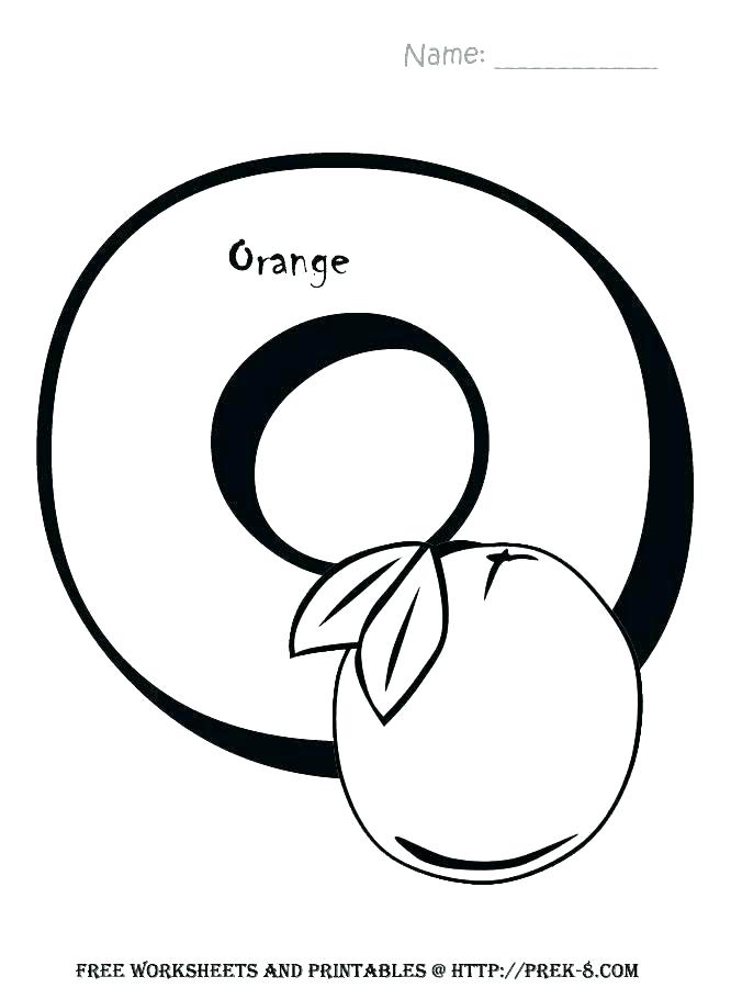 666x900 Letter O Coloring Letter O Coloring Page Letter Coloring Pages