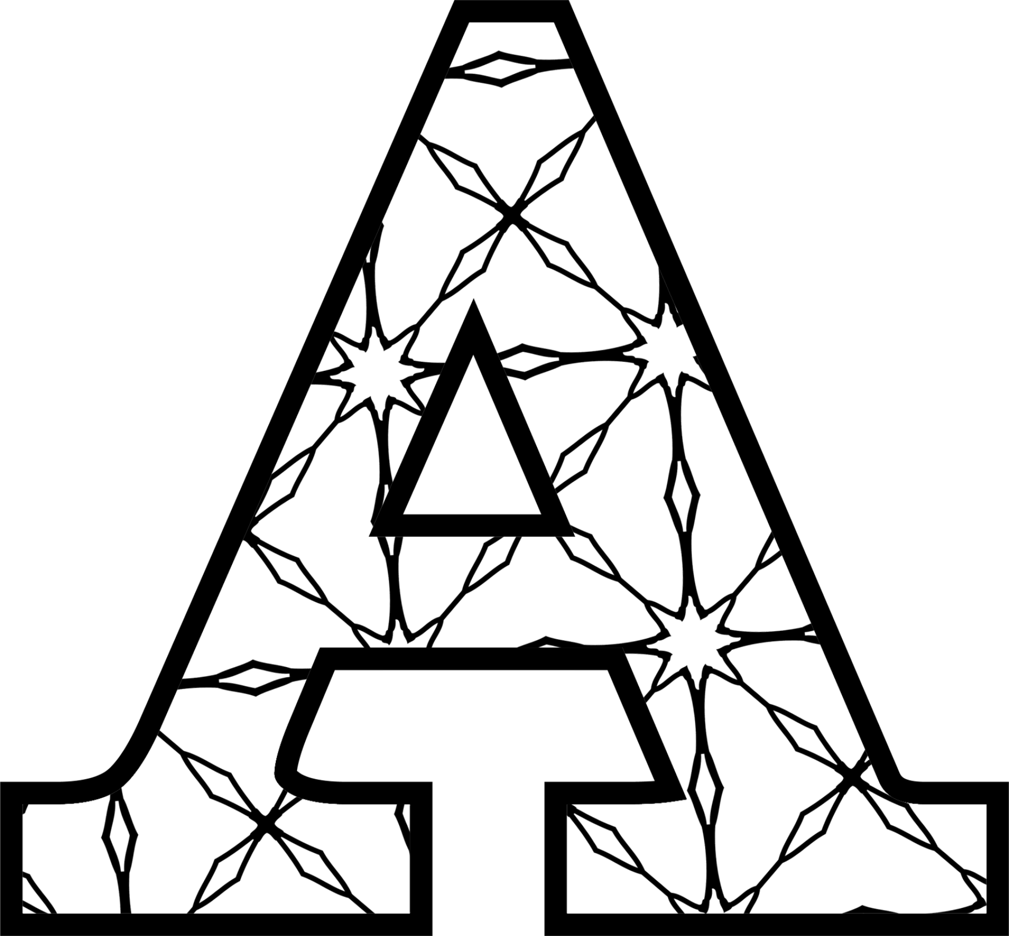 2048x1901 Beautiful Letter A Coloring Pages Letter A Coloring Pages