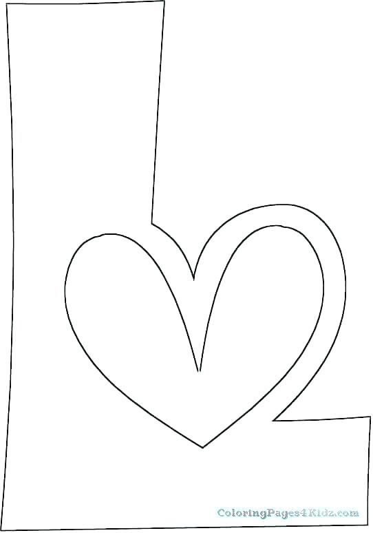542x774 The Letter L Coloring Pages Printable Letter L Coloring Book I Spy