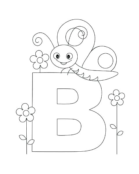 480x600 Letter B Coloring Page Cool Letter B Coloring Pages Print
