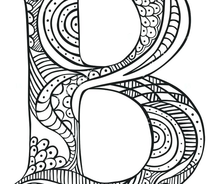 678x600 Letter Coloring Pages Letter B Coloring Page Letter B Coloring