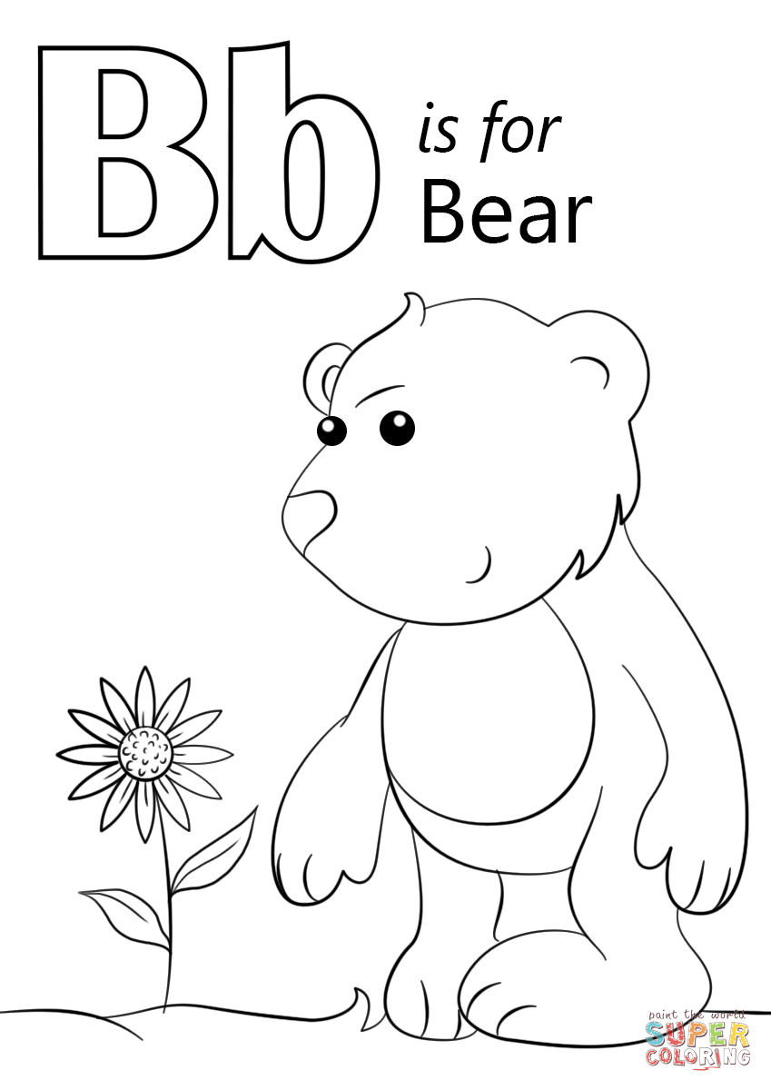 849x1200 Popular Letter B Coloring Sheets Pages Free