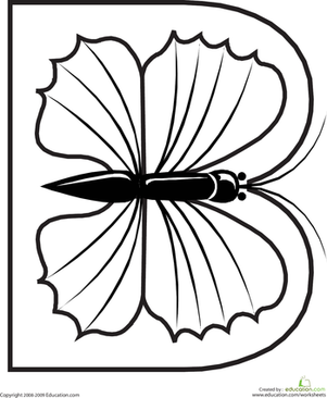 301x366 Letter B Worksheet