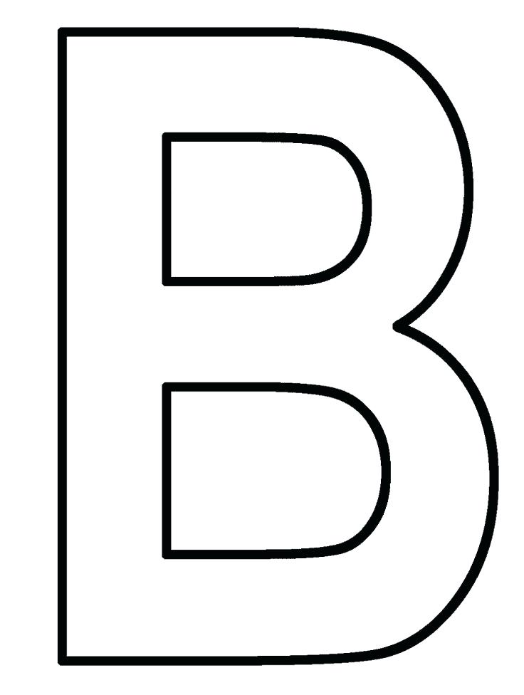 736x976 Letter B Coloring Free Letter B Printable Coloring Pages