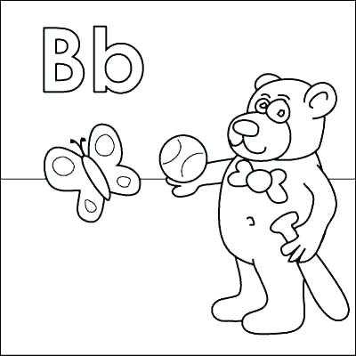 400x400 Letter B Coloring Page B Coloring Pages Printable Letter C