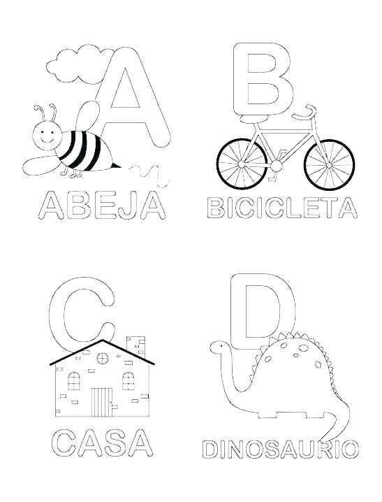 547x718 Letter B Coloring Pages For Preschoolers