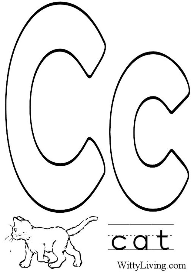 630x900 Letter C Coloring Pages