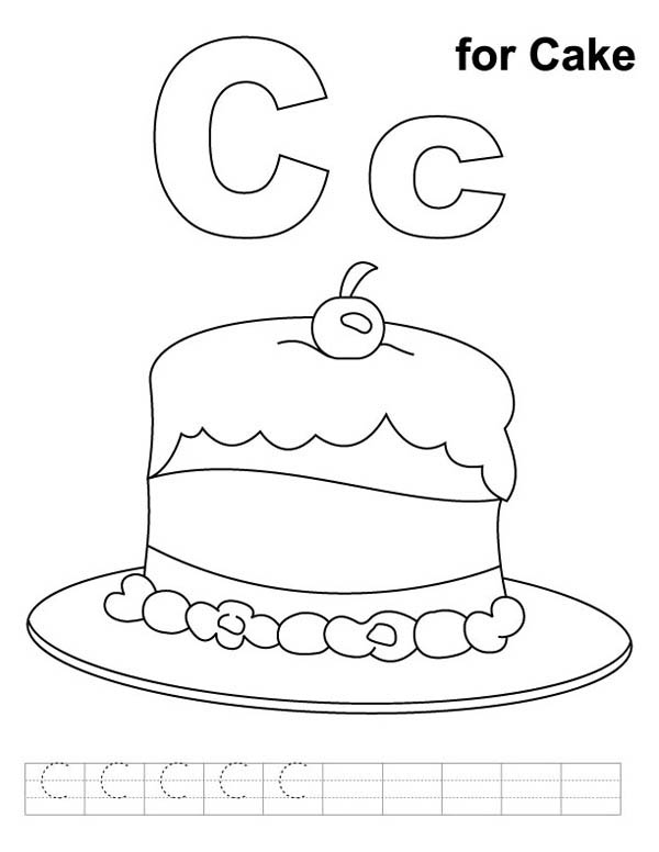 600x776 Letter C Coloring Page Free Letter C Coloring Pages Murderthestout