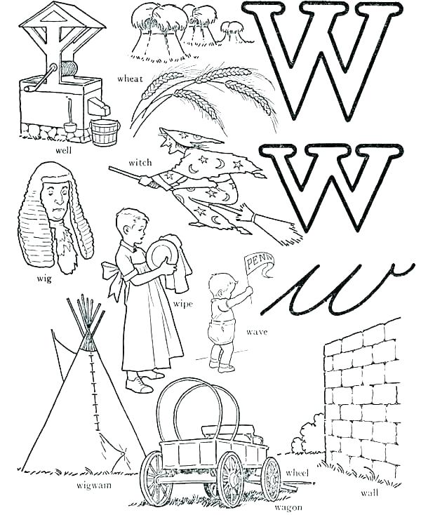 600x734 Letter C Coloring Pages Free