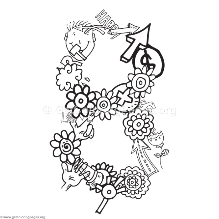700x700 Letter Coloring Pages For Adults