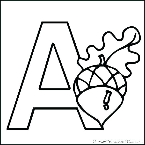600x600 Letter A Coloring Pages Printable Letter Coloring Pages Free