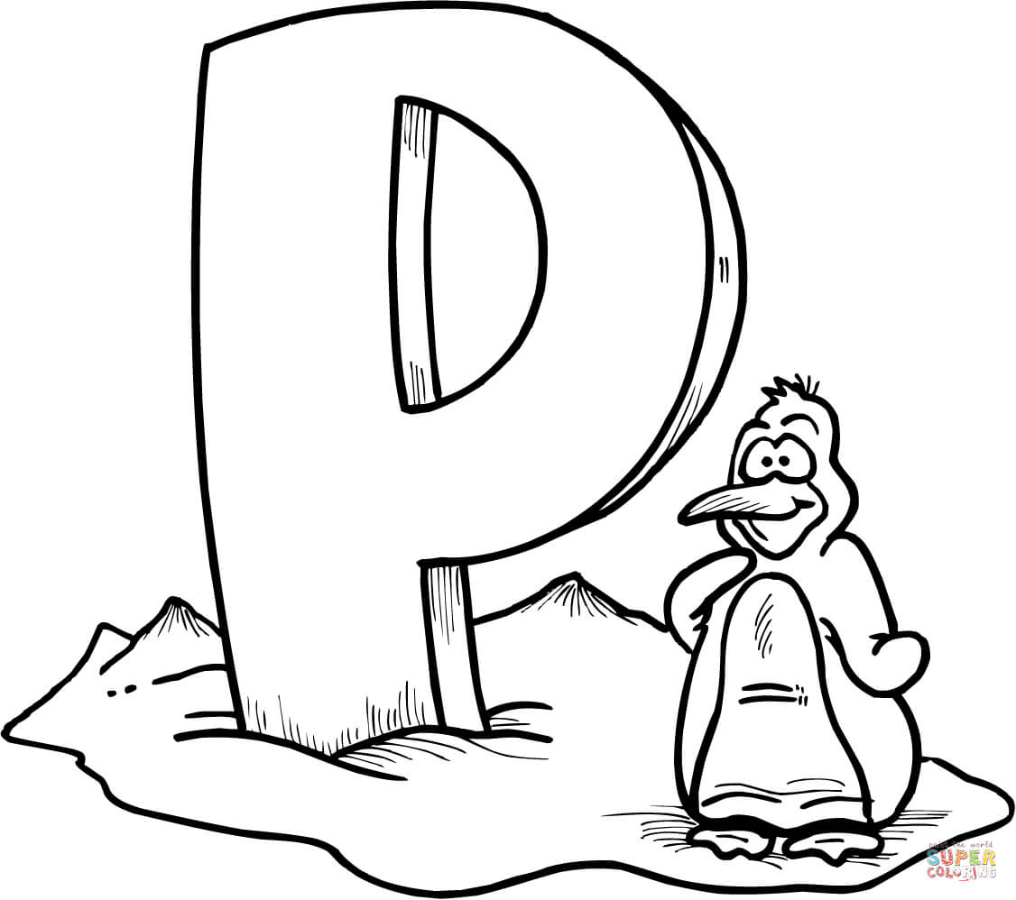 1126x998 Letter P Coloring Pages