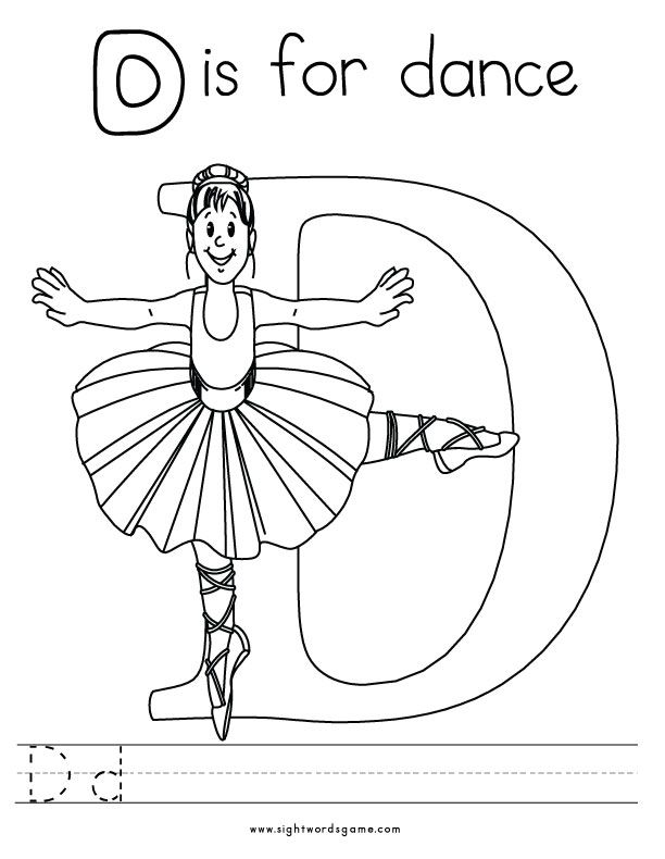 612x790 Letter D Coloring Page Letters Of The Alphabet