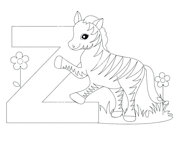 618x523 Letter Z Coloring Pages Letter A Coloring Pages For Toddlers