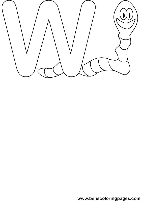 559x799 Letter Coloring Pages For Toddlers