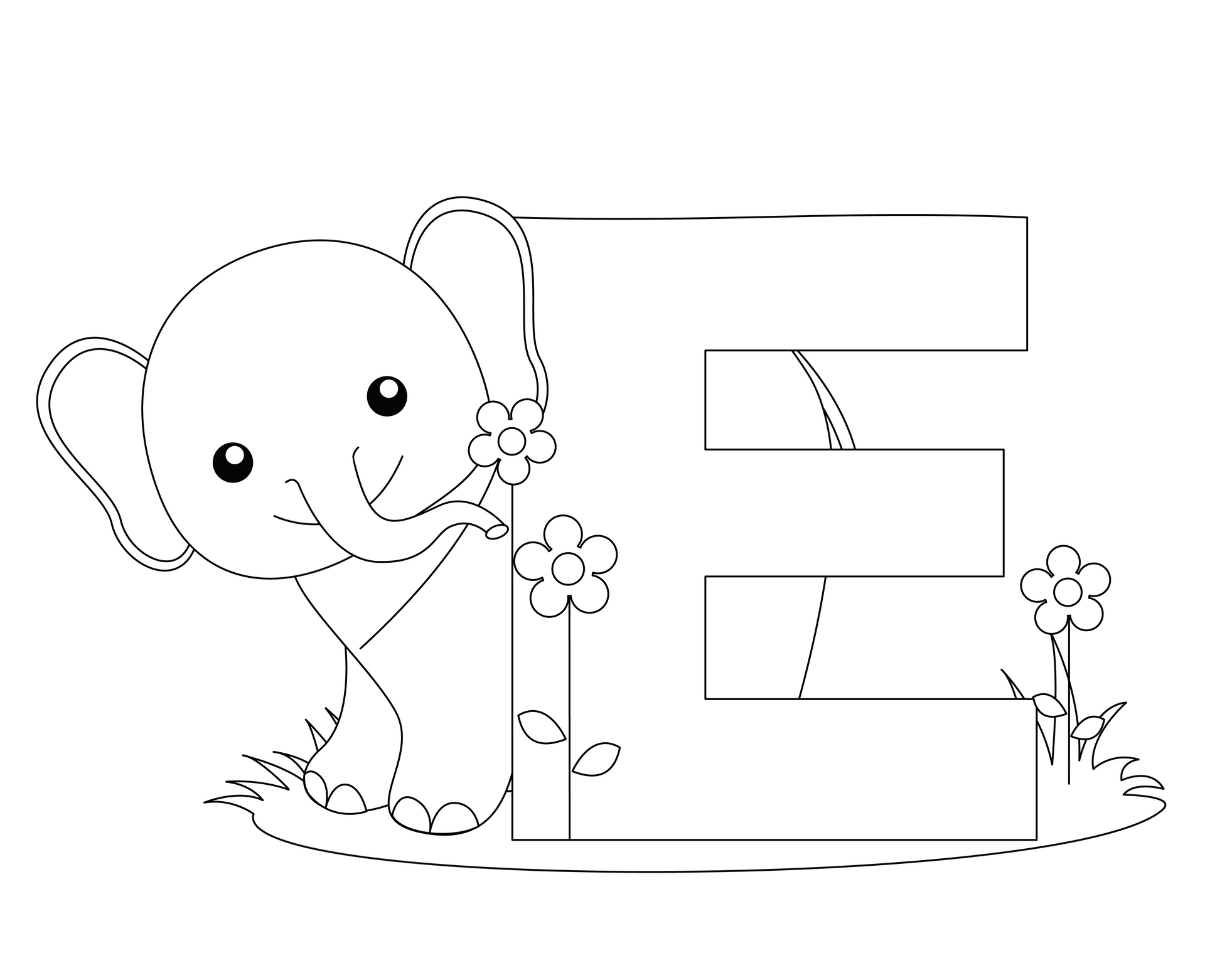 1963x1527 For Kids Le Stunning Letter E Coloring Pages