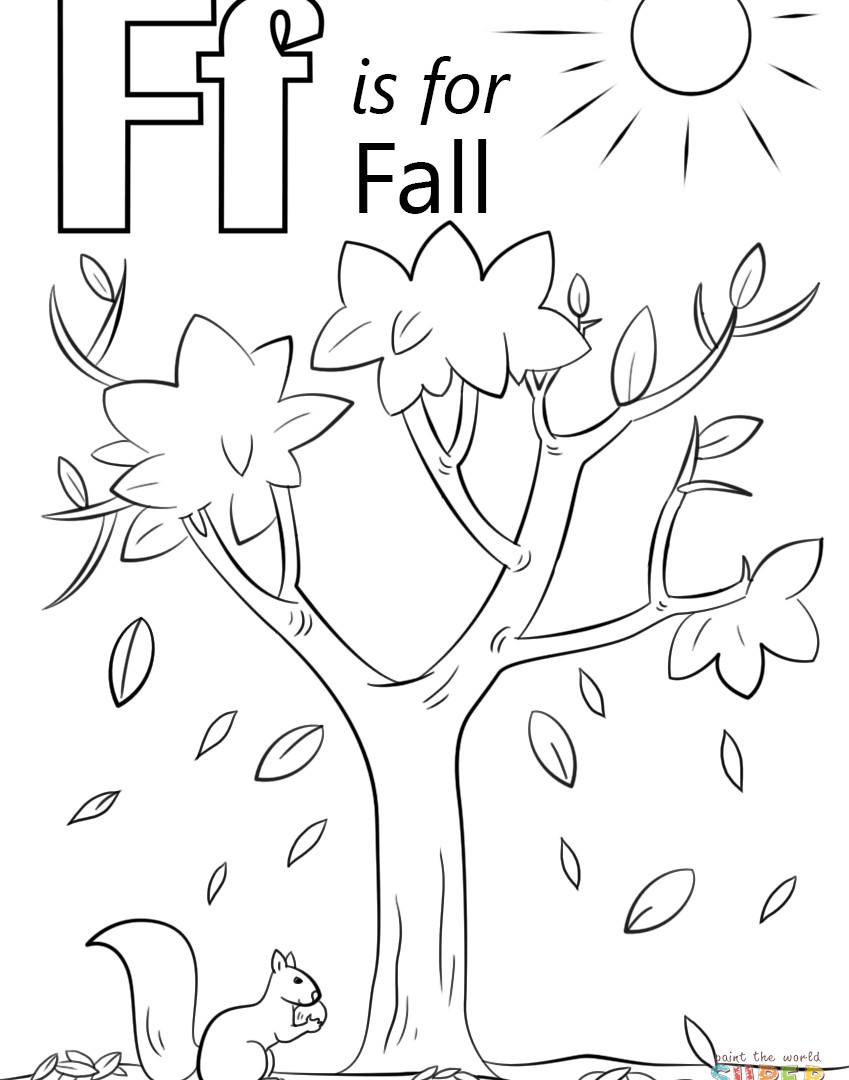 849x1080 Suddenly Letter F Coloring Sheet Hurry On Pages