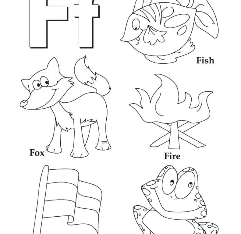 791x768 Letter F Coloring Pages Letter F Coloring Pages Fish Letter