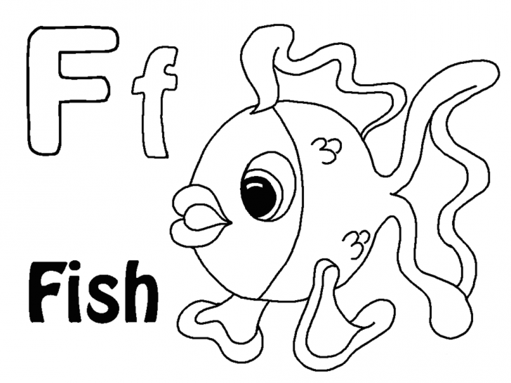 728x546 Letter F Is For Frog Coloring Page Printable Pages Click