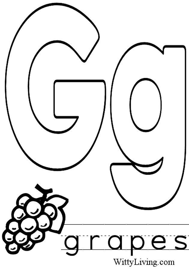 630x900 Letter G Coloring Pages Fresh Best Alaphbet Images