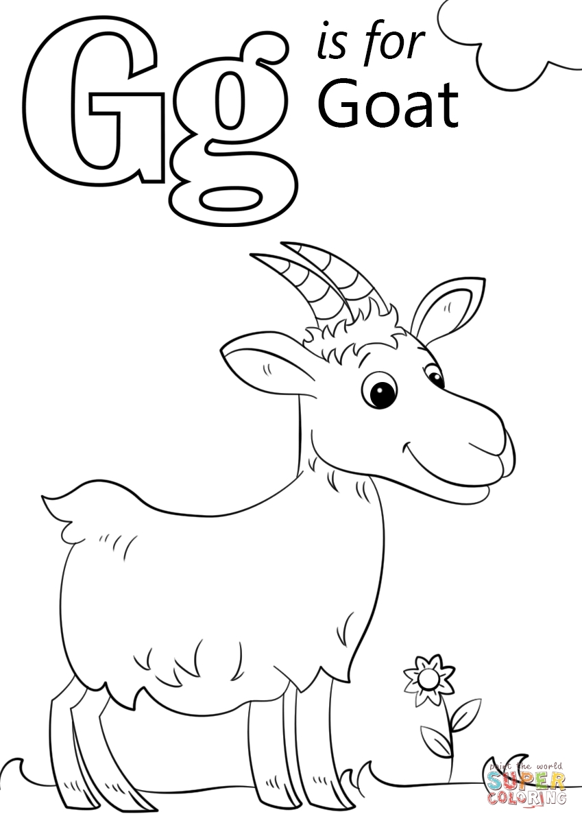 849x1200 Letter G Coloring Pages Preschoolers Download Coloring