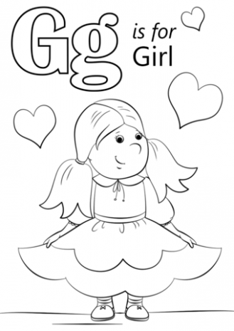 329x465 Letter G Coloring Pages Just Coloring