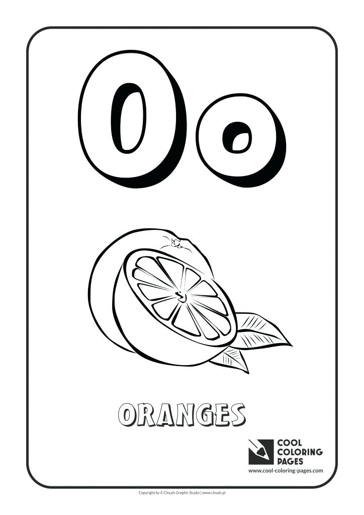 724x1024 Letter O Coloring Page Alphabet Letter O Coloring Page Free