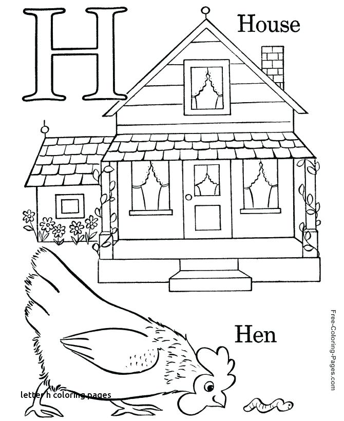 670x820 Coloring Letter H Coloring Page Sheets Pages For Toddlers E