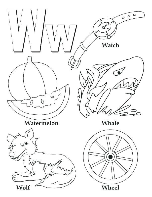 612x792 H Coloring Pages