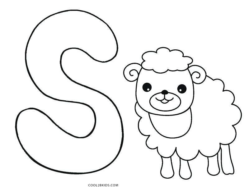 800x618 Abc Coloring Pages Printable Letter Coloring Pages Cute Free