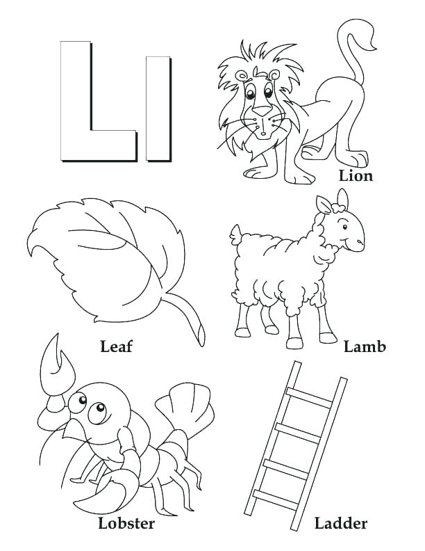 612x792 Letter I Coloring Pages For Preschoolers Alphabet Letters Coloring
