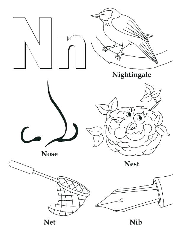 612x792 Letter K Coloring Pages For Preschoolers Letter J Coloring Pages