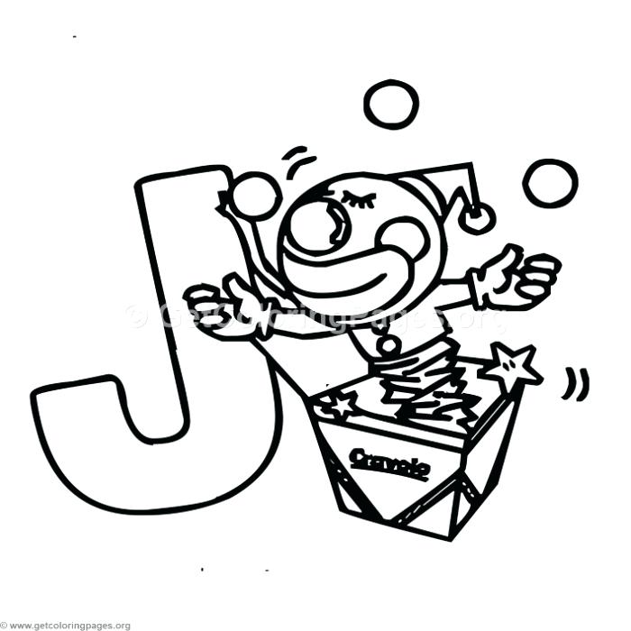 700x700 Letter J Coloring Page Alphabet Characters Letter J Coloring Pages