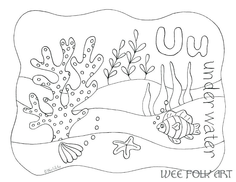 780x603 Letter J Coloring Pages For Preschool Letter U Coloring Pages