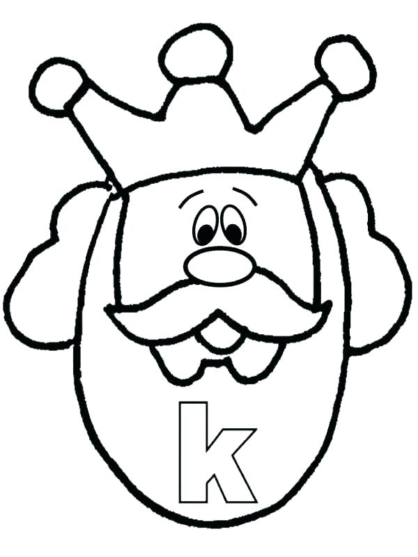 600x800 Letter K Coloring Page Icontent