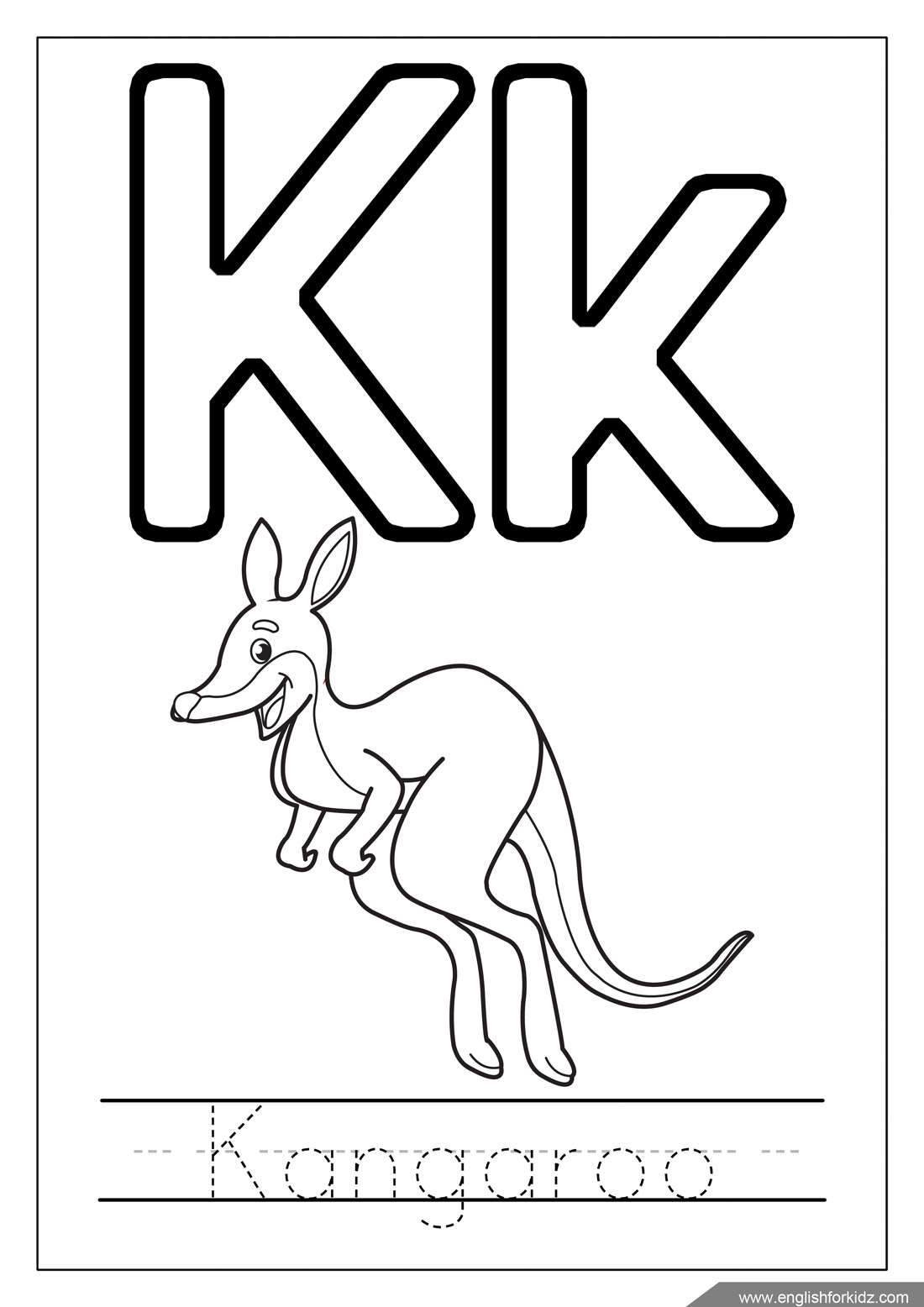 1100x1556 Coloring Pages Clipart Letter K Collection For Kids Printable