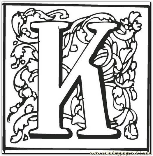 525x535 K Coloring Sheet Letter K Colouring Pages Baby Pony Coloring Pages