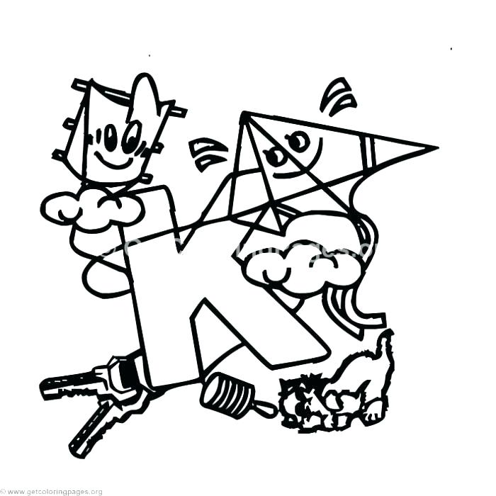700x700 Letter K Coloring Pages For Preschoolers Grandmaman Site