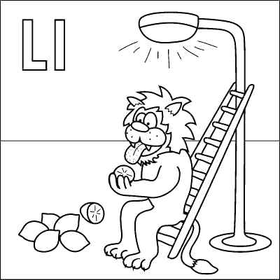 400x400 Letter L Coloring Coloring Pages For Preschoolers Info Beautiful