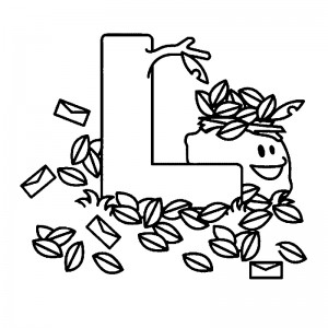 300x300 Letter L Coloring Pages