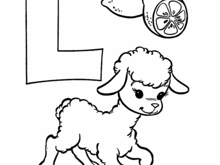 440x330 Letter L Coloring Pages Preschool, Best Images Of Letter G