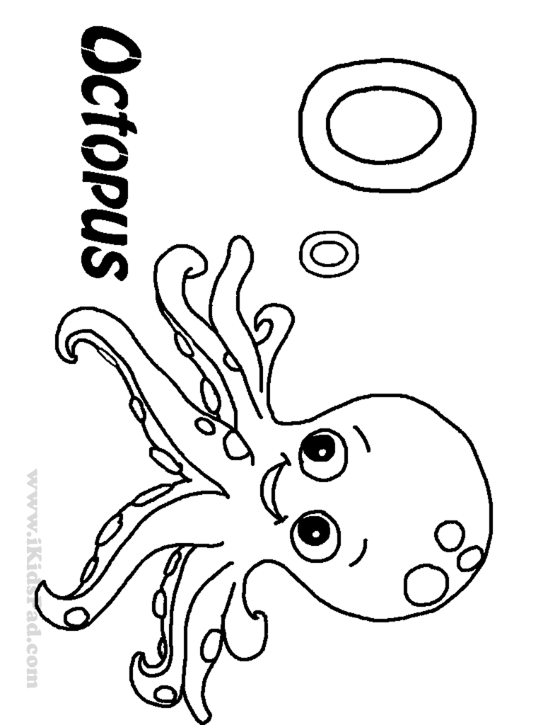 768x1024 Letter O Coloring Pages
