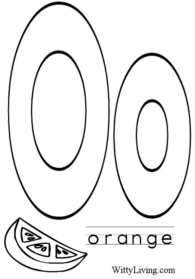 630x900 Coloring Pages Letter O