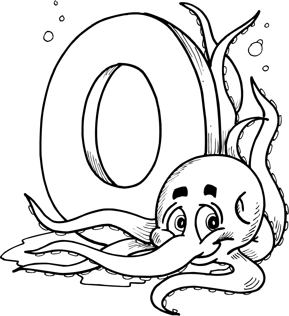 1148x1256 Letter O Coloring Pages Printable For Kids