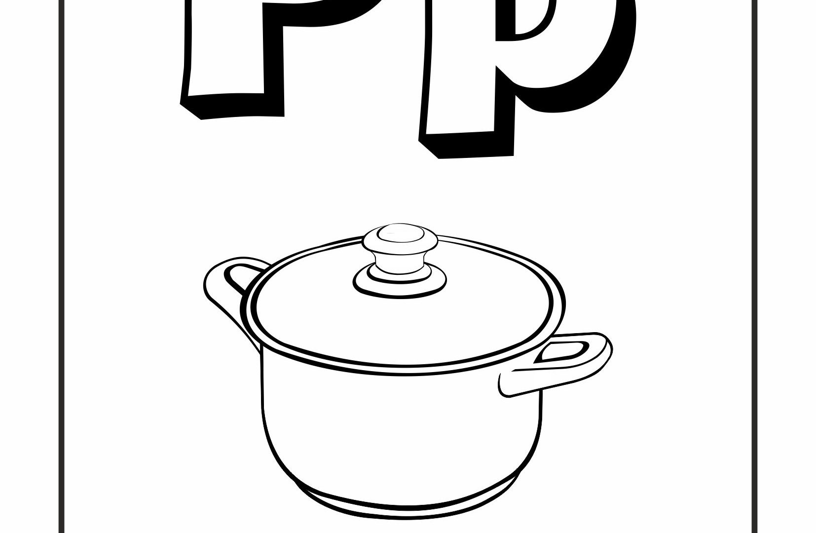 1654x1080 Letter P Alphabet Coloring Pages For Learning And Fun Kids