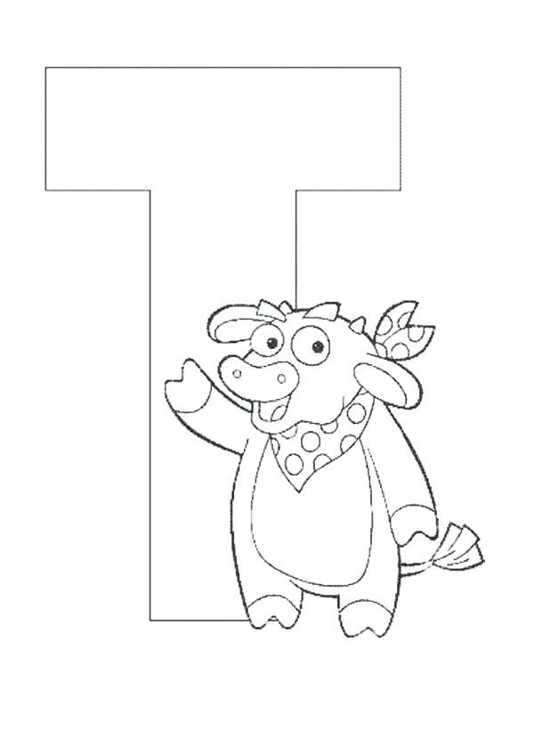 600x848 Letter P Coloring Pages Kindergarten T The Explorer Alphabet