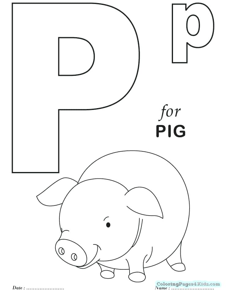 738x954 Letter P Coloring Sheets Letter M Coloring Pages Freepreschool