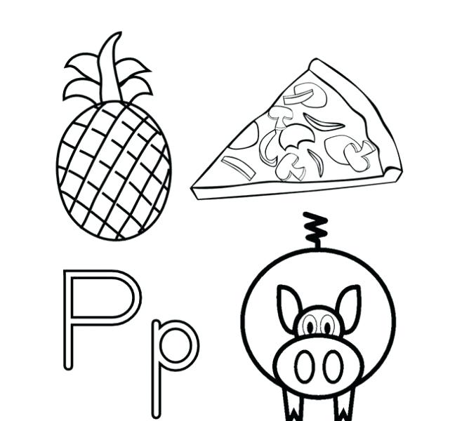 678x600 Letter P Coloring Sheet Letter P Coloring Sheet Coloring Pages