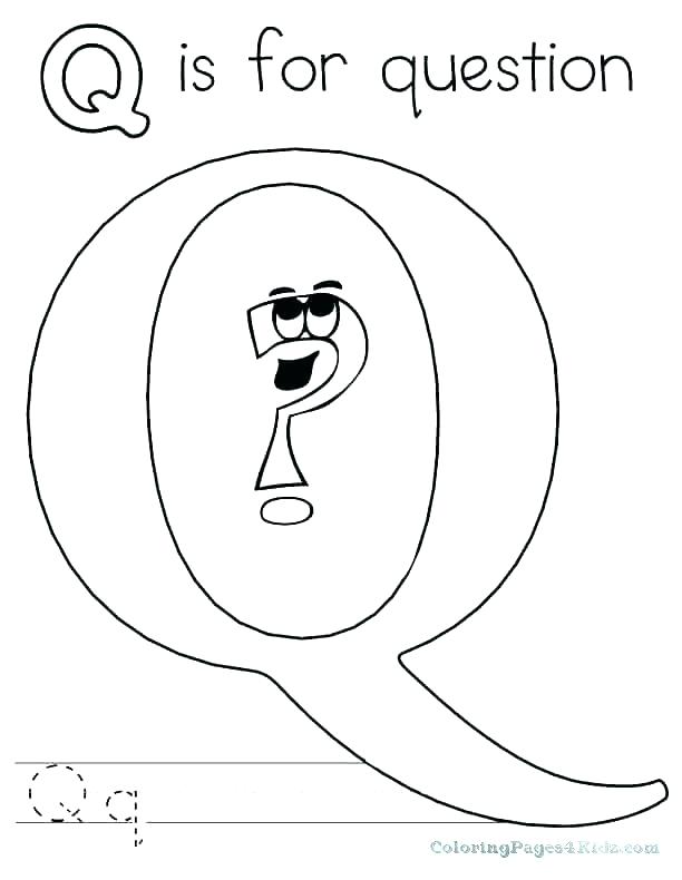 612x790 Letter P Coloring Pages