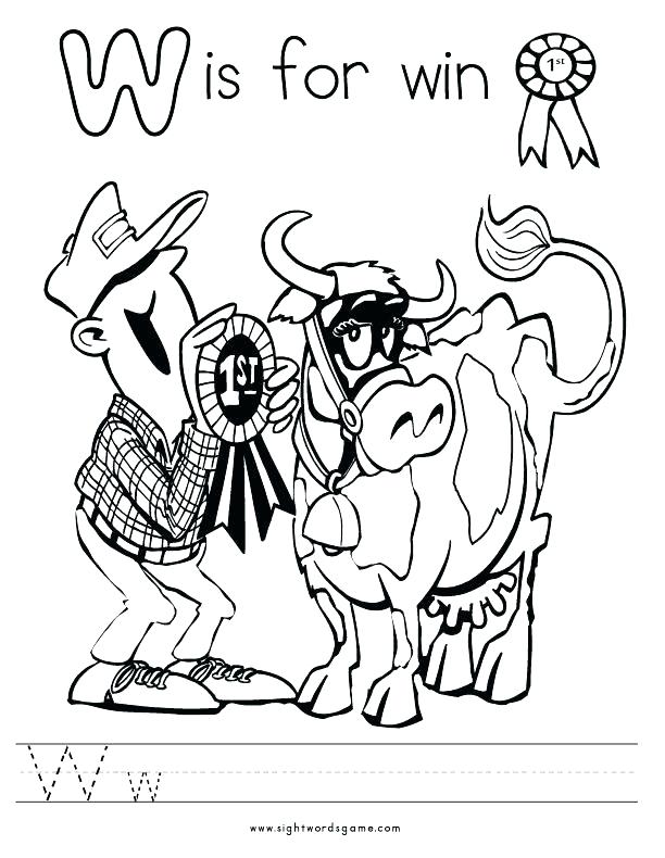 612x790 The Letter People Coloring Pages